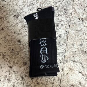 Chrome Hearts Black Casual Socks